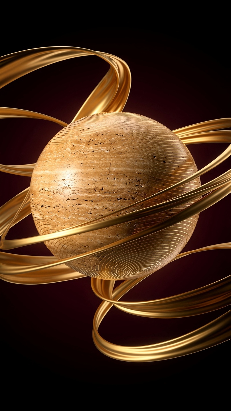 Saturne d'or